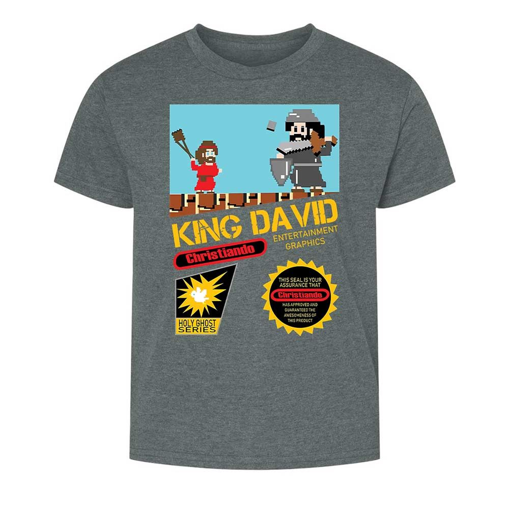 David Vs Goliath Cool Christian - Dark Heather - 10