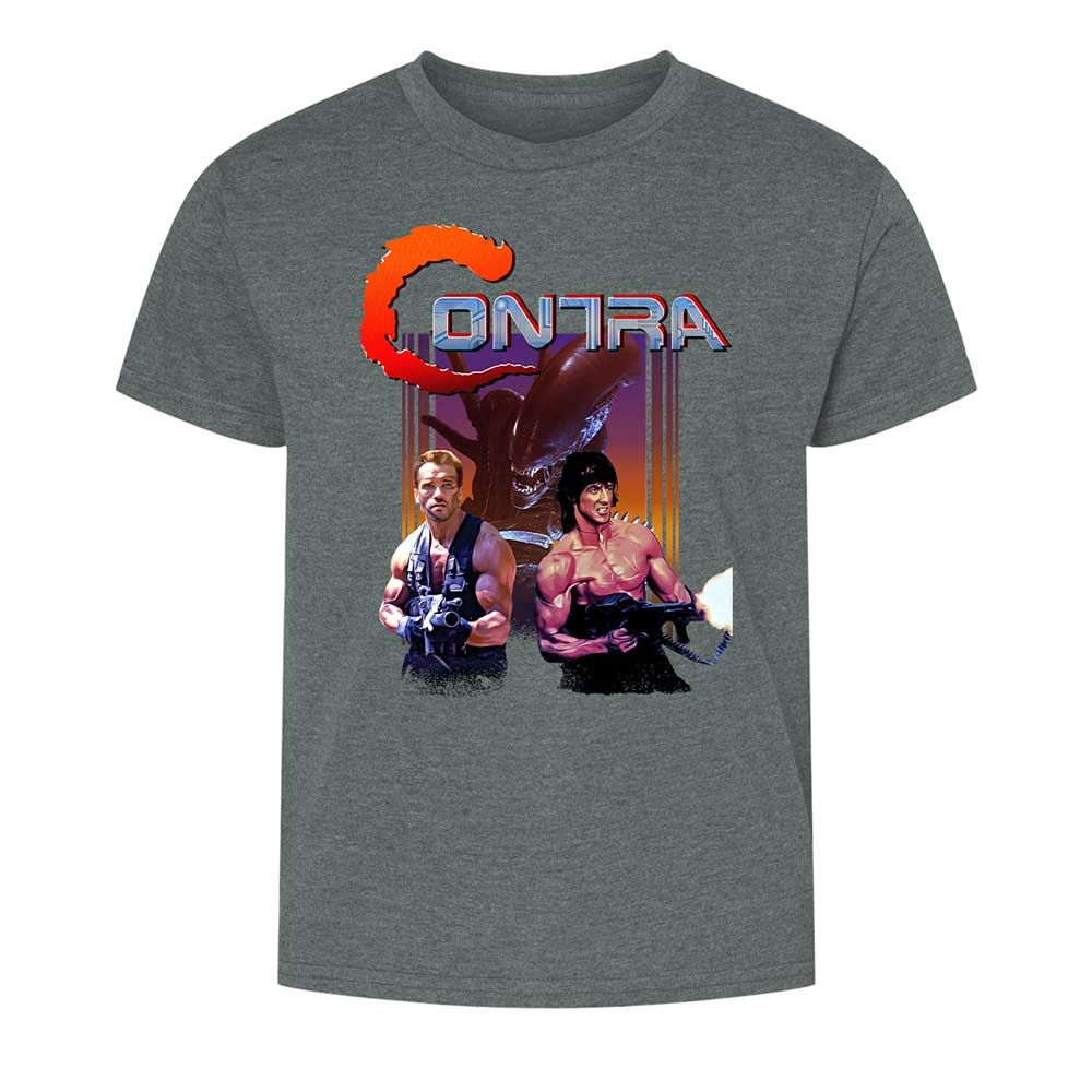 Kids T-Shirt - DZQV47D1 - Dark Heather - 10