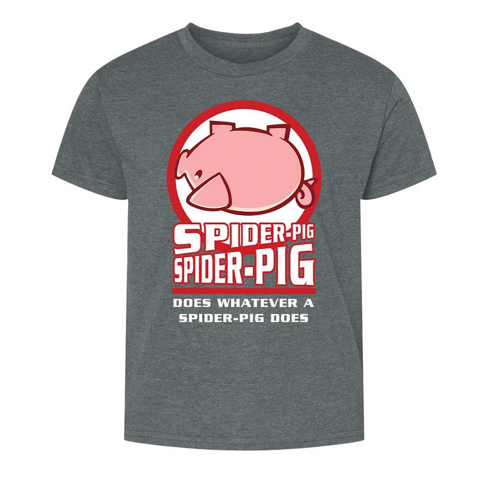 Spider-Pig, Spider-Pig - Dark Heather - 10