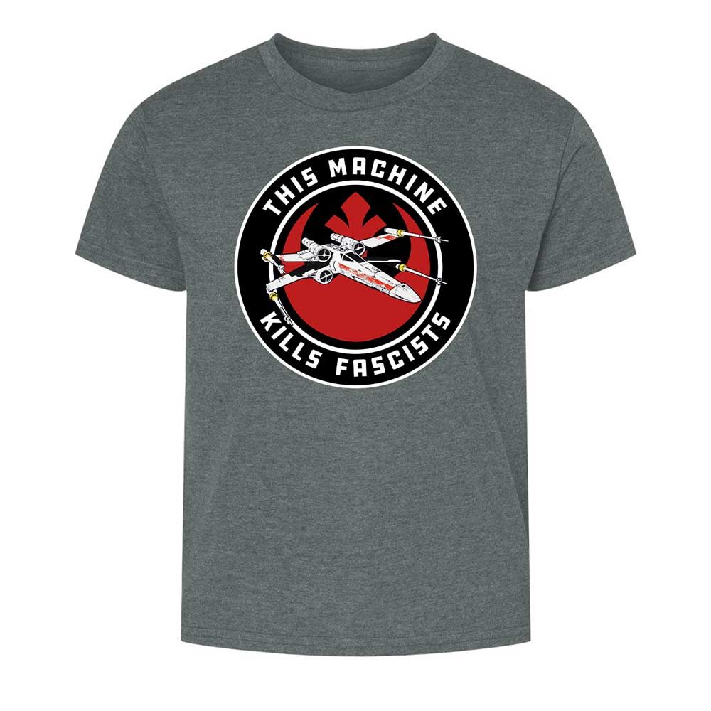 This Machine Kills Fascists - Dark Heather - 10
