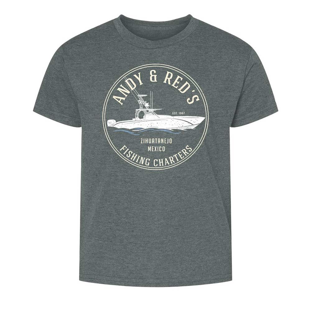 Kids T-Shirt - EK5QTKXC - Dark Heather - 10