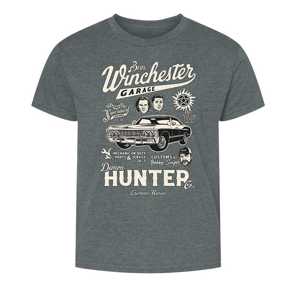 Kids T-Shirt - G9L8YTZV - Dark Heather - 10