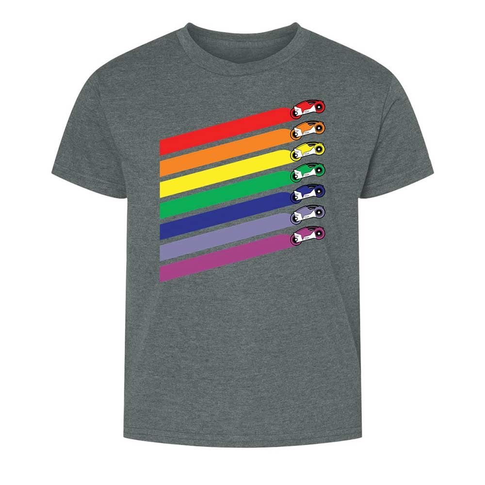 Race The Rainbow - Dark Heather - 10