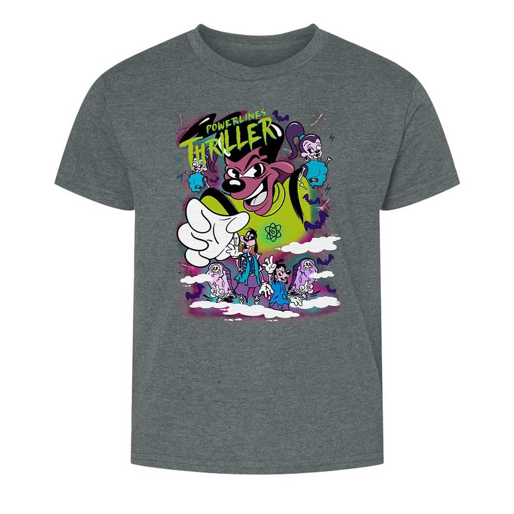 Vintage Pop Cartoon Horror Mashup - Dark Heather - 10