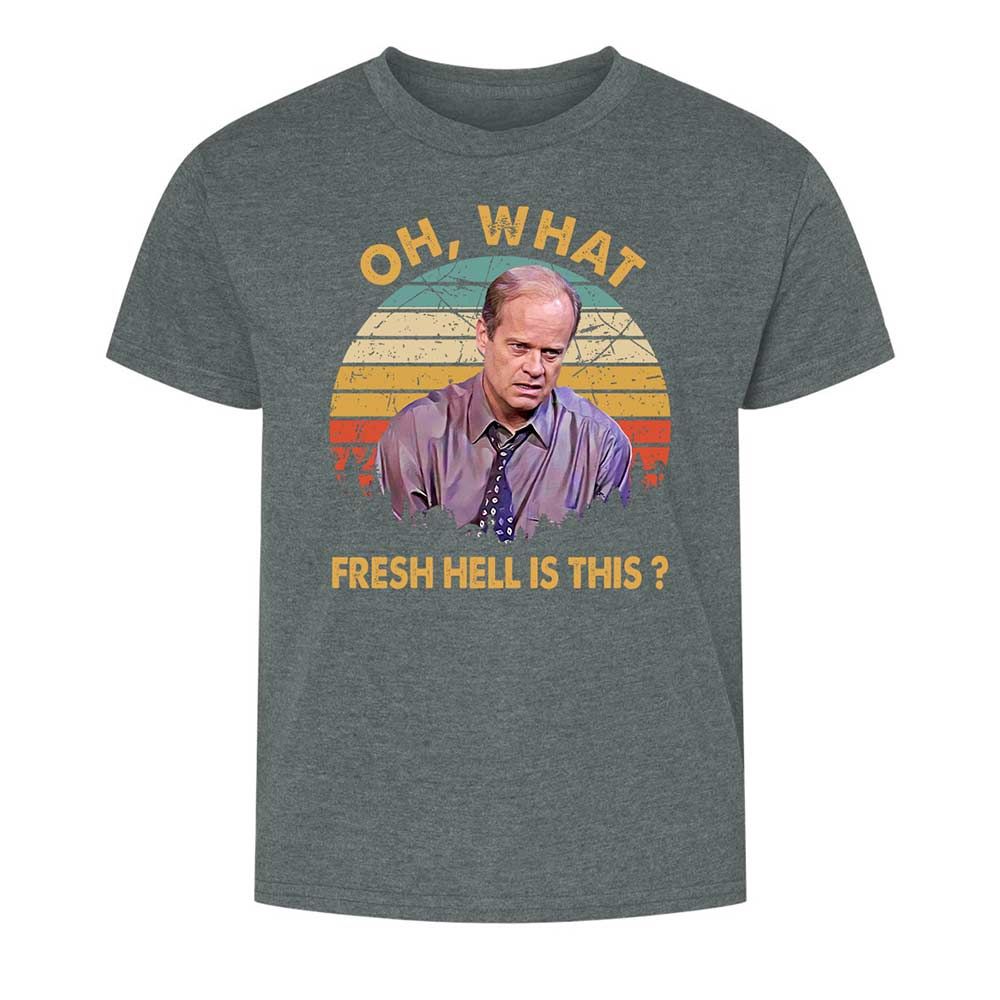 Oh What Fresh Hell Is This - Dark Heather - 10