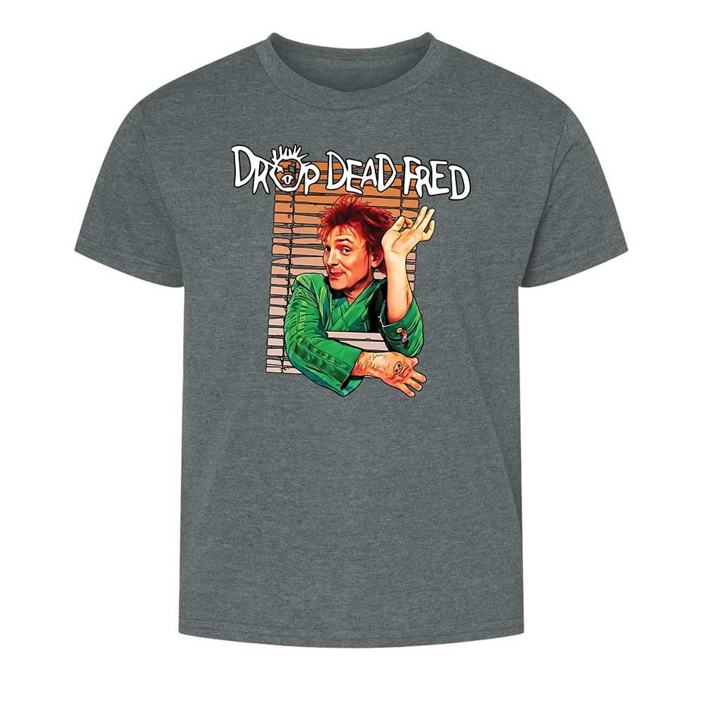Funny Man Drop Dead Fred - Dark Heather - 10