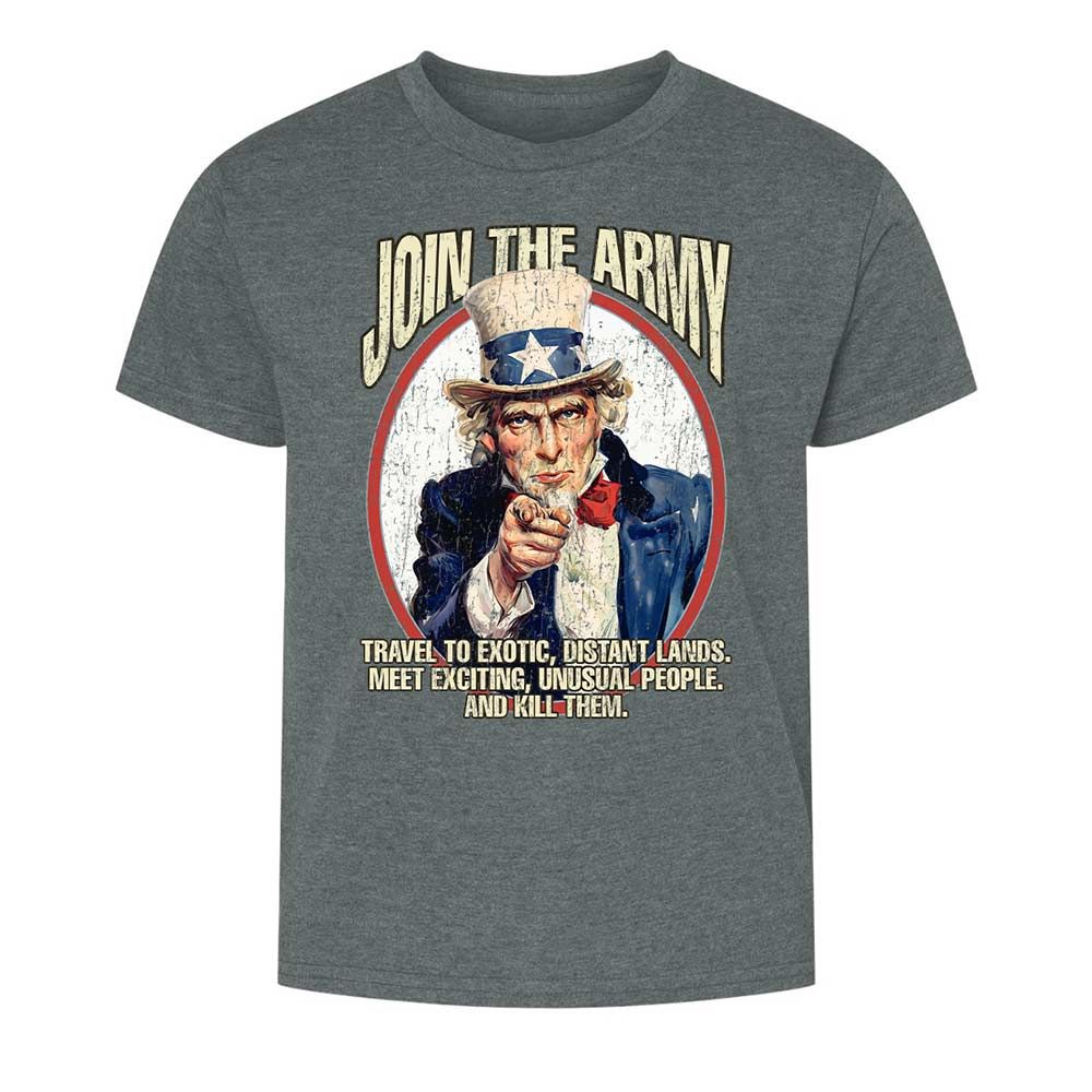 Join The Army - Dark Heather - 10
