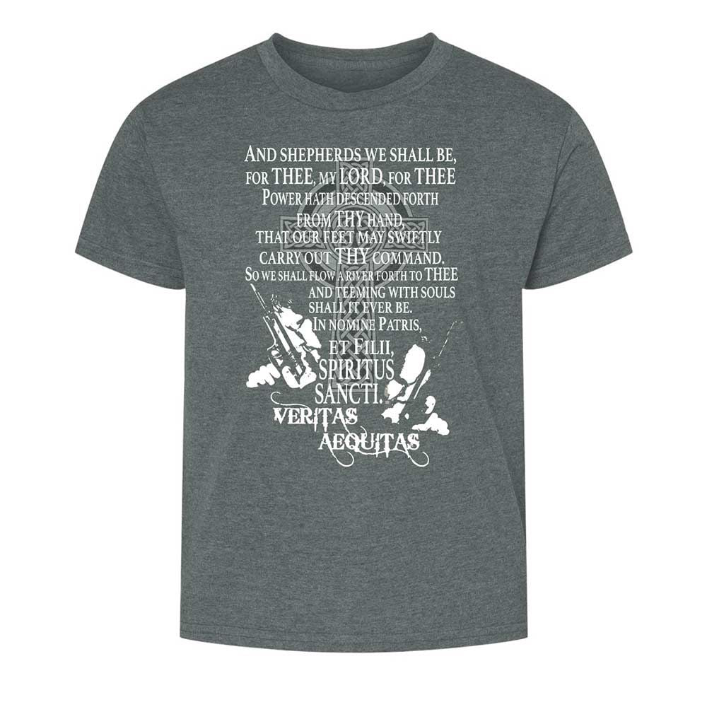 Kids T-Shirt - 8P1GY74K - Dark Heather - 10