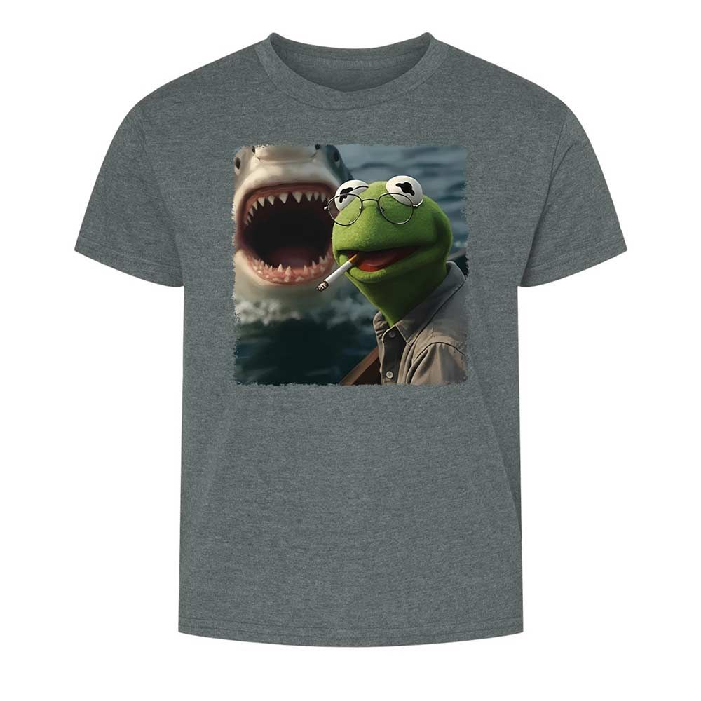 Kids T-Shirt - U5FHJD83 - Dark Heather - 10