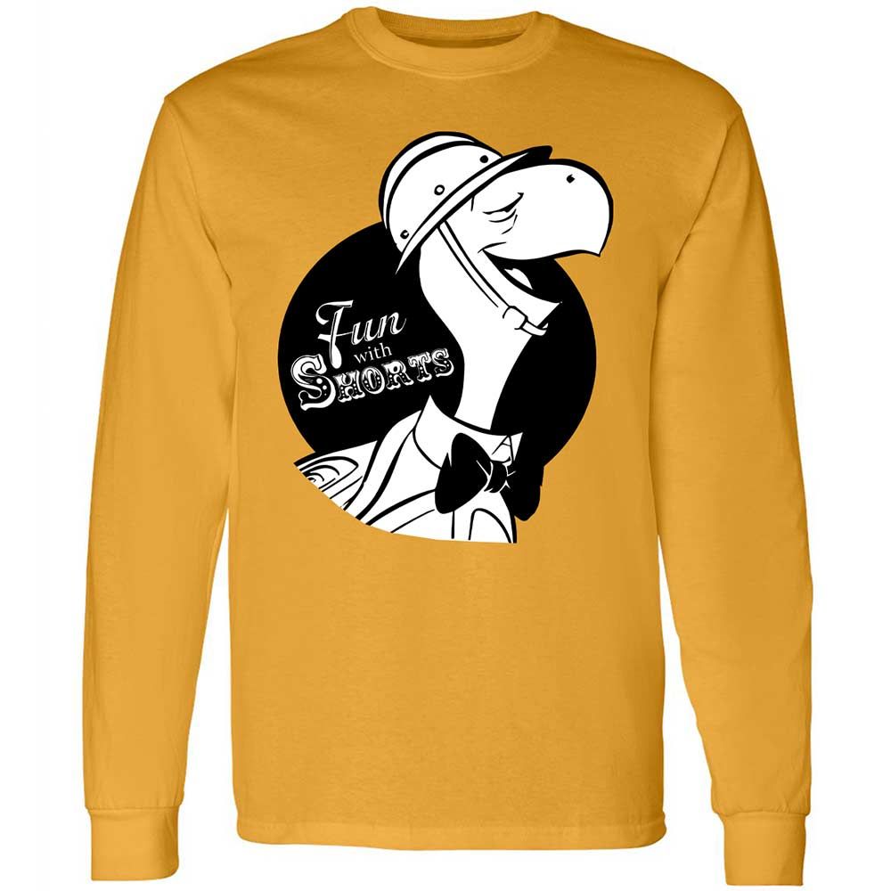 Long Sleeve T-Shirt - VDRB5KY8 - Gold - 10
