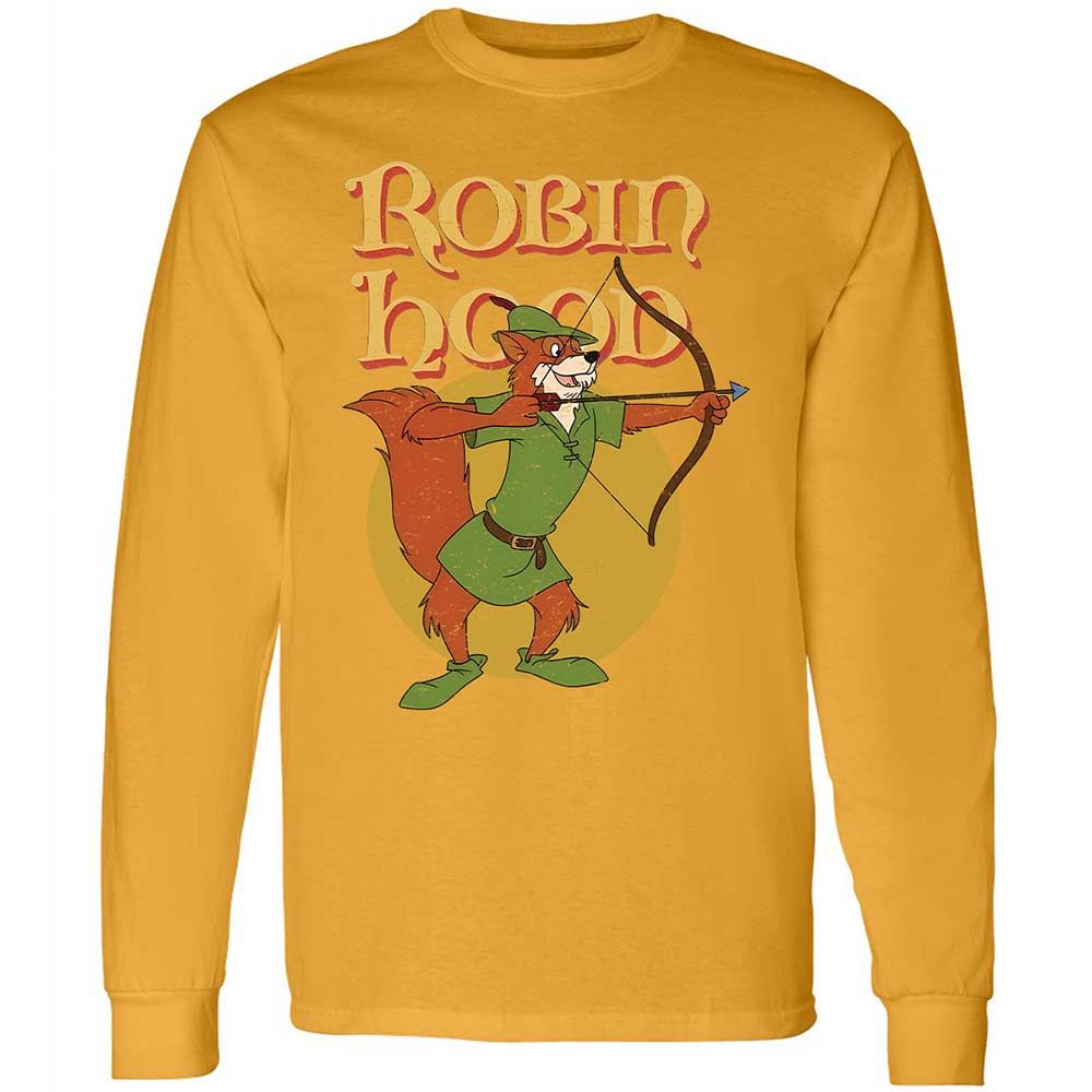 Long Sleeve T-Shirt - 8ZKNL9RP - Gold - 10