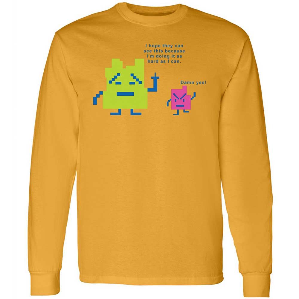 Long Sleeve T-Shirt - SMPANMPZ - Gold - 10