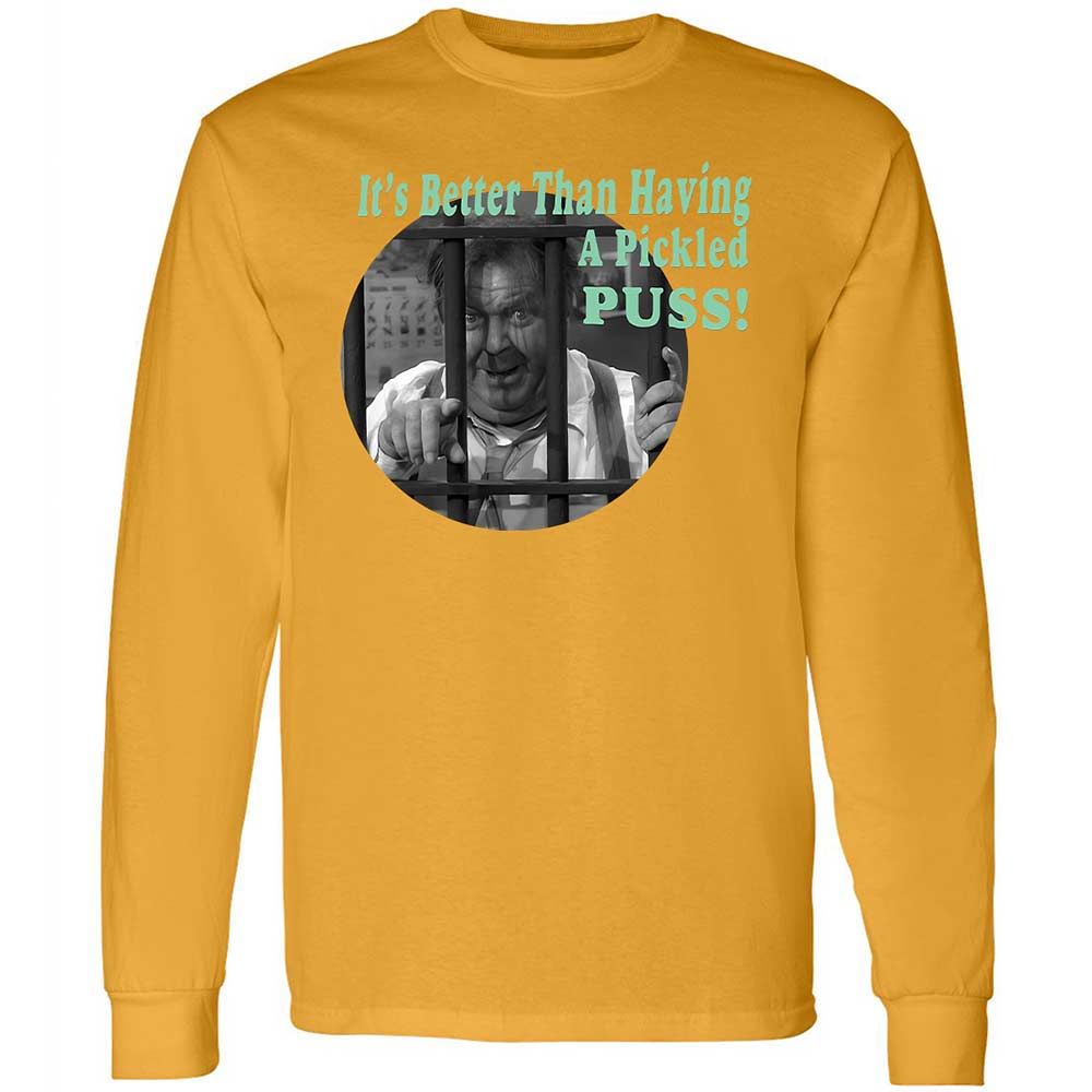 Long Sleeve T-Shirt - TAH84Y8T - Gold - 10