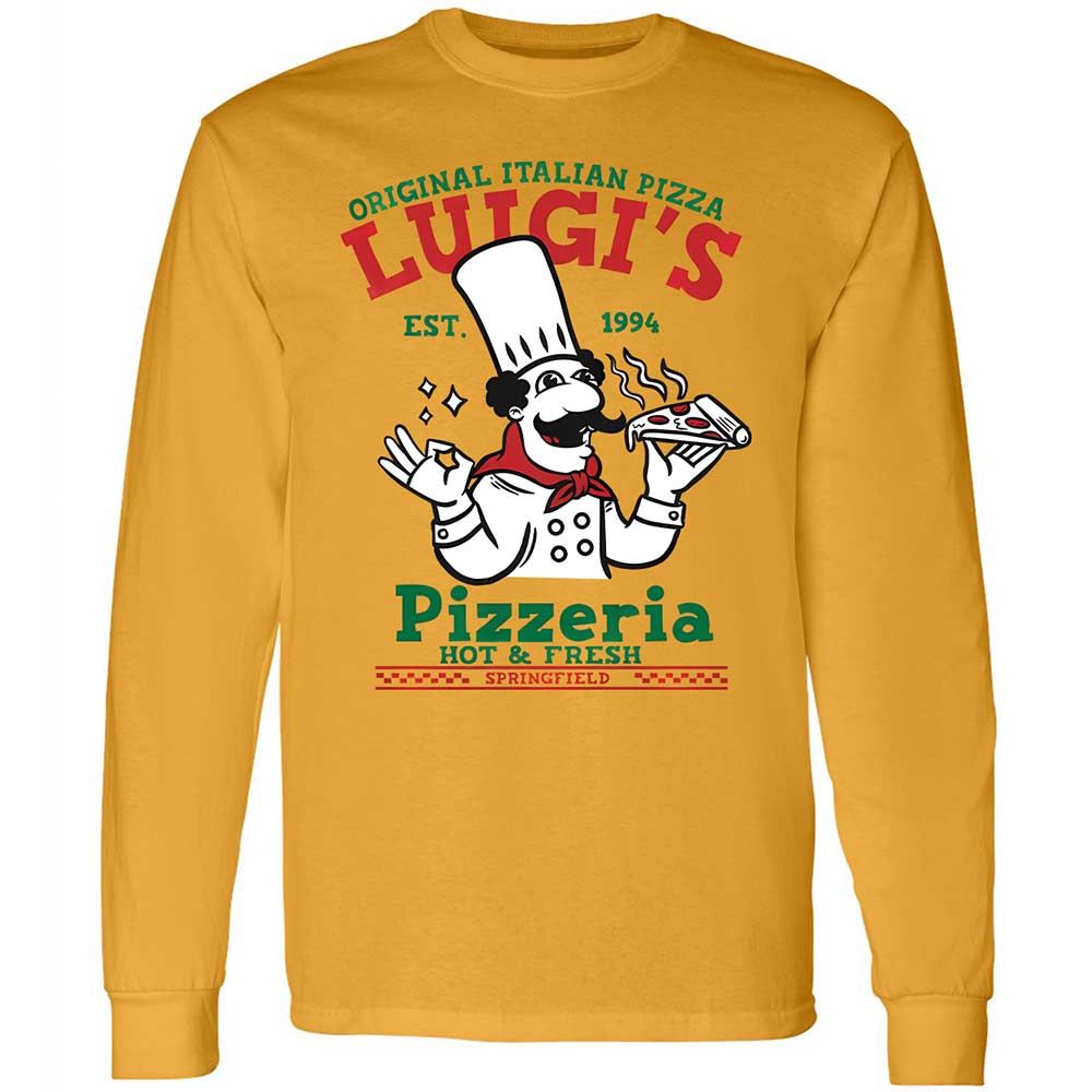 Long Sleeve T-Shirt - Z1FZW234 - Gold - 10