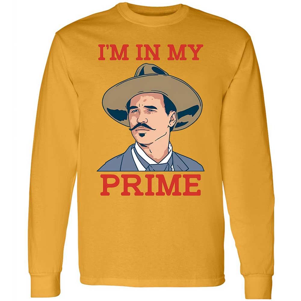 Long Sleeve T-Shirt - HJMHSQ6L - Gold - 10