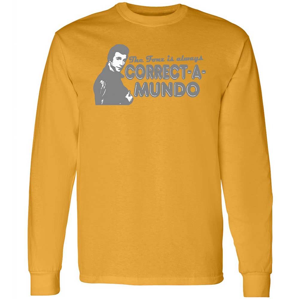 Long Sleeve T-Shirt - FF2CR3AR - Gold - 10