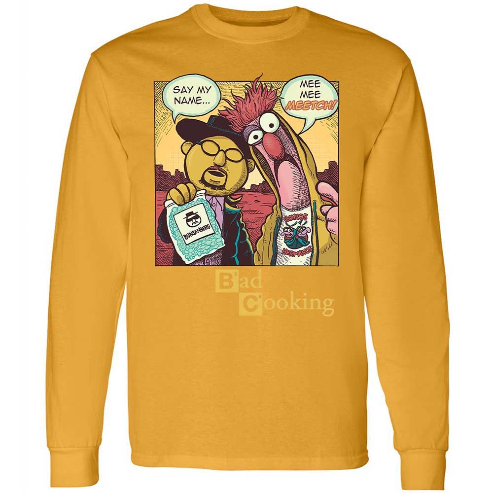 Long Sleeve T-Shirt - DKHZLXDK - Gold - 10