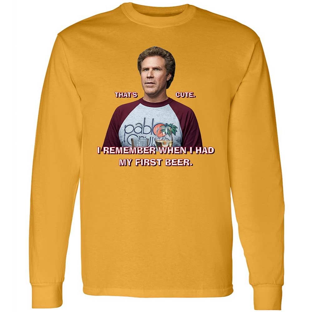 Long Sleeve T-Shirt - SJRBLKZ4 - Gold - 10