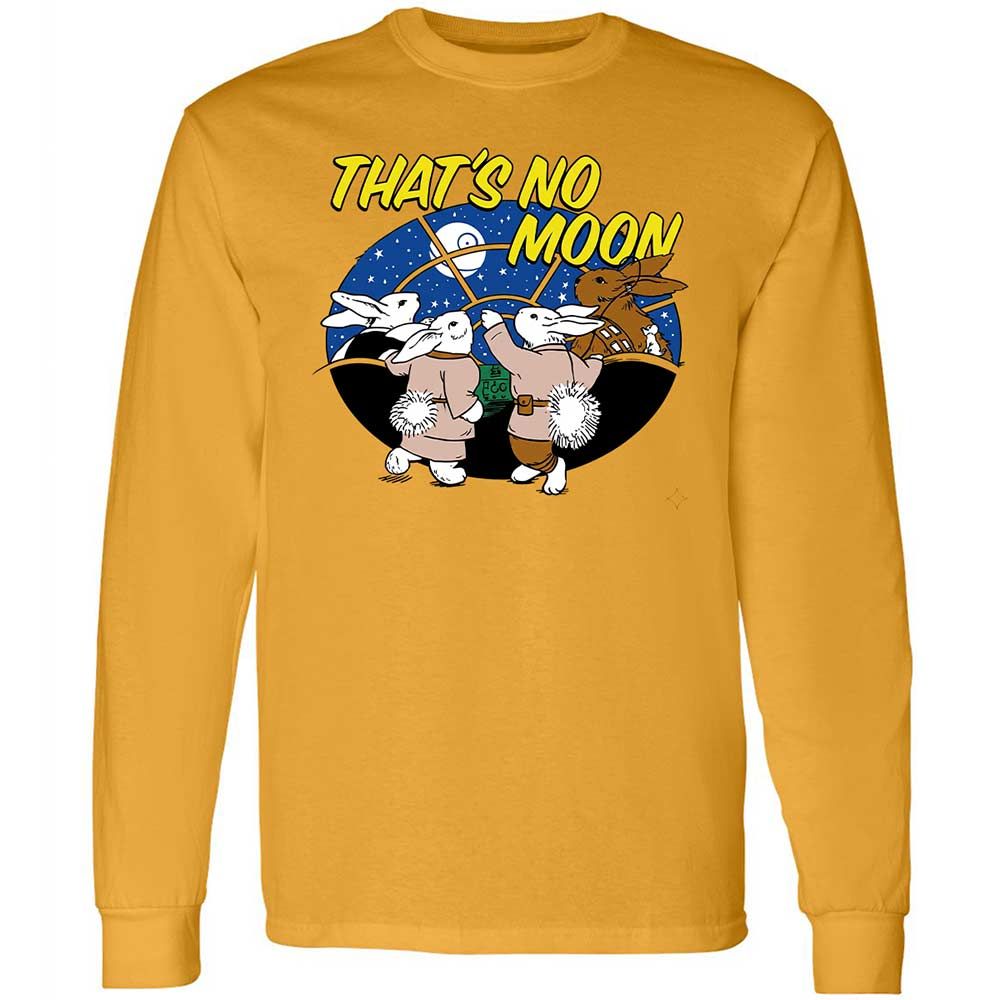 Long Sleeve T-Shirt - White - Gold - 10