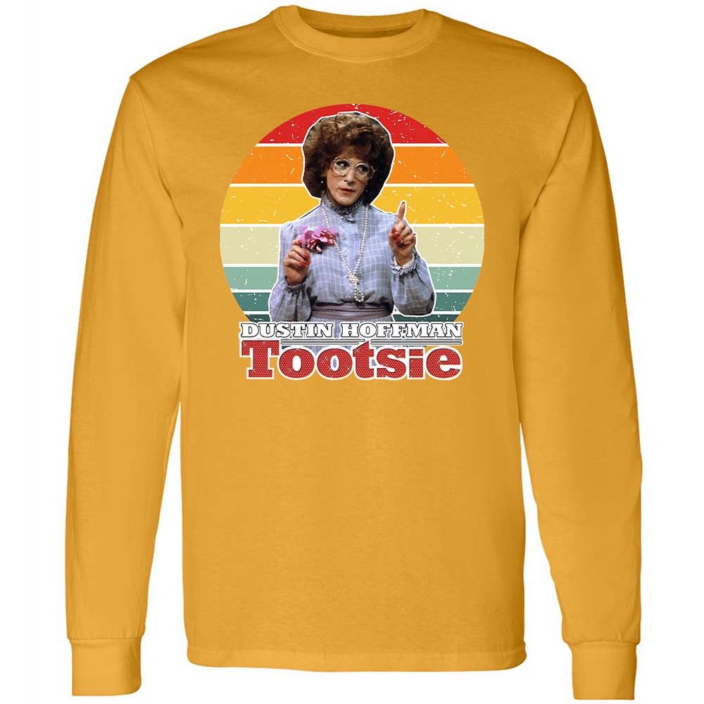 Long Sleeve T-Shirt - CXHR9R7C - Gold - 10