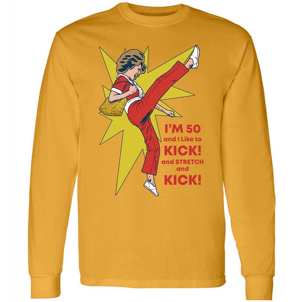 Long Sleeve T-Shirt - WKL347E9 - Gold - 10