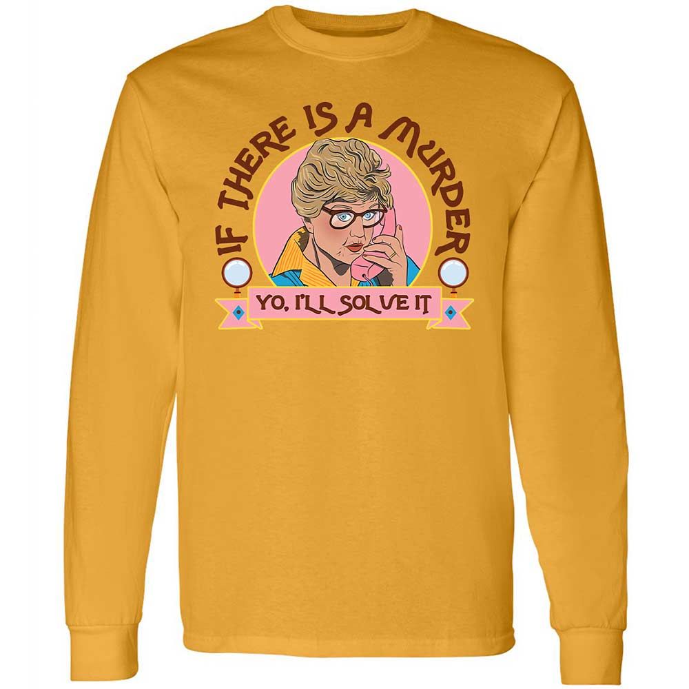 Long Sleeve T-Shirt - GBRQMV87 - Gold - 10