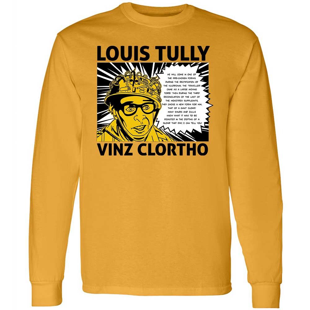 Long Sleeve T-Shirt - VQBVL2X6 - Gold - 10