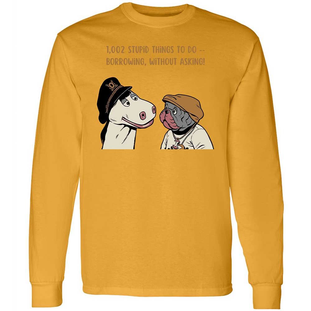 Long Sleeve T-Shirt - EM71BH8F - Gold - 10