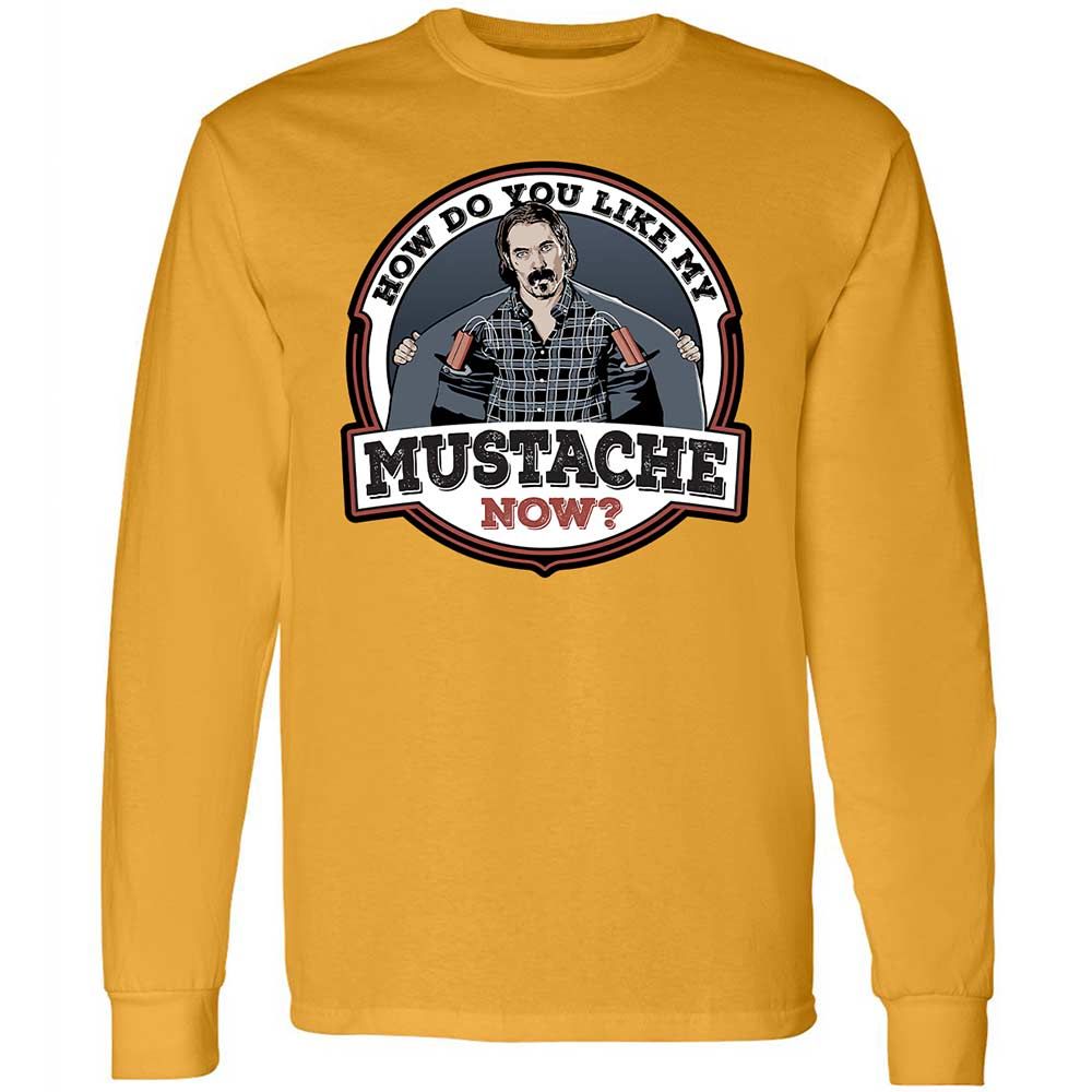Long Sleeve T-Shirt - CS3XJPJY - Gold - 10