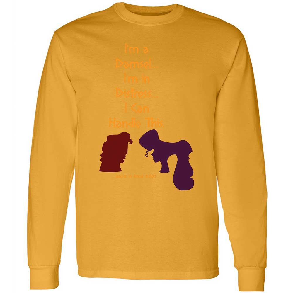 Long Sleeve T-Shirt - WVT8KECV - Gold - 10
