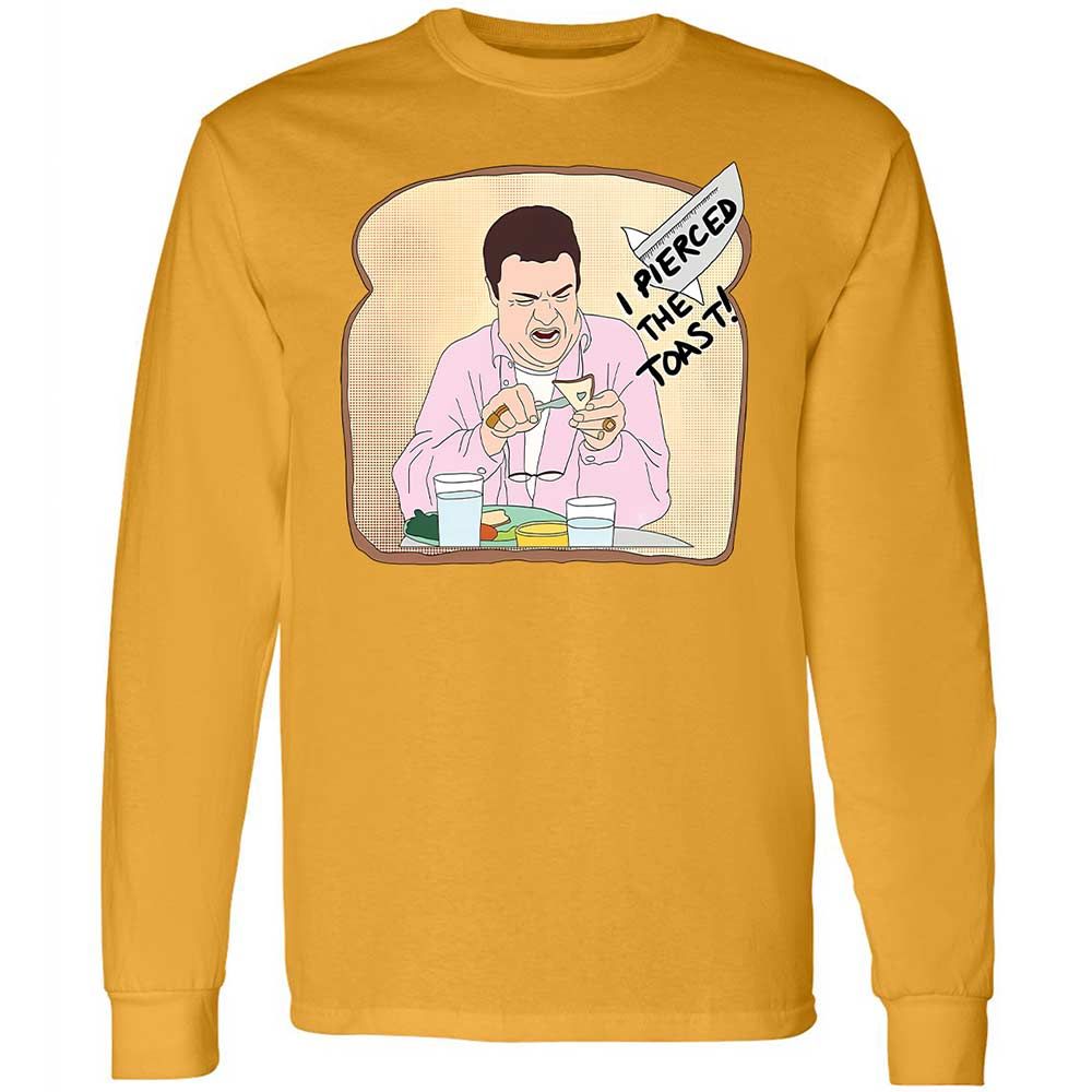 Long Sleeve T-Shirt - ZWZNQVXF - Gold - 10