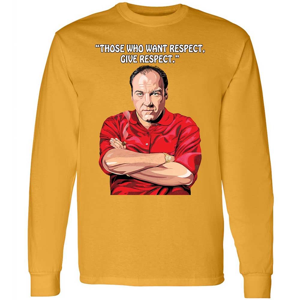 Long Sleeve T-Shirt - T7E9W3SP - Gold - 10