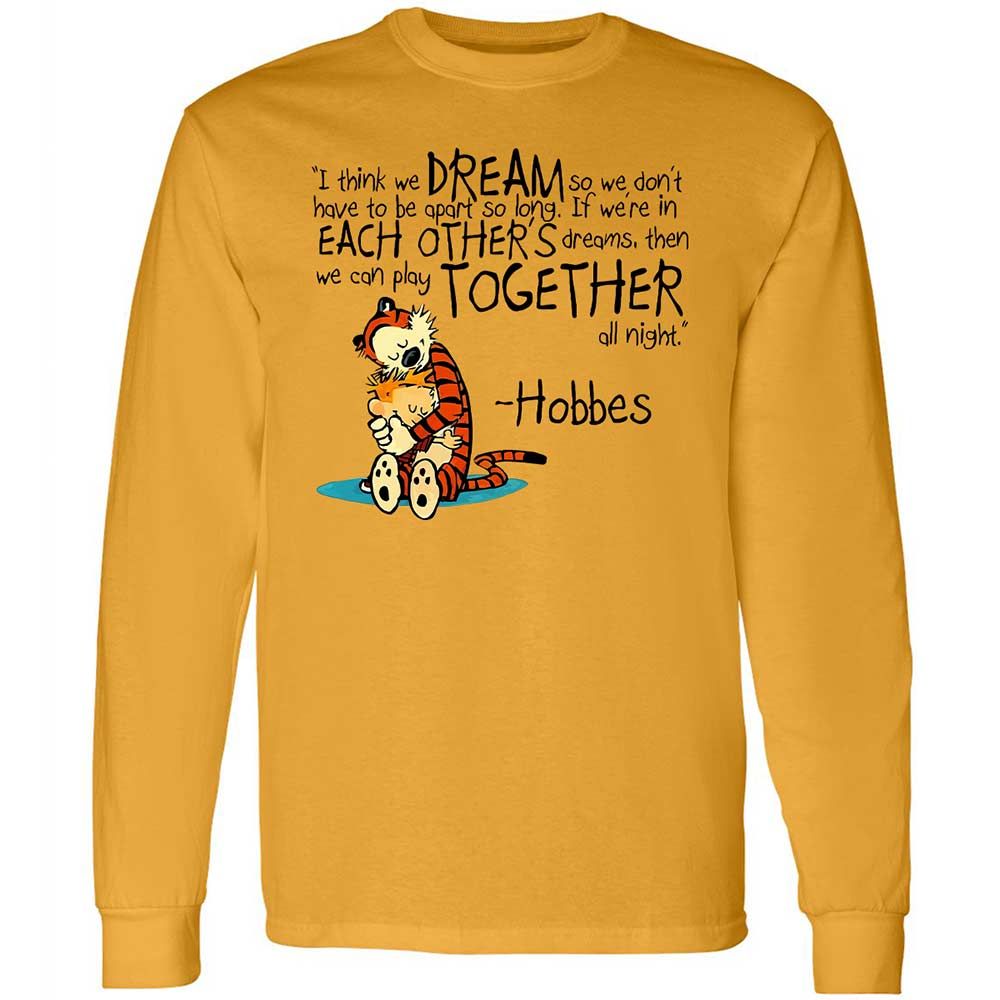 Calvin Hobbes Dreams - Gold - 10