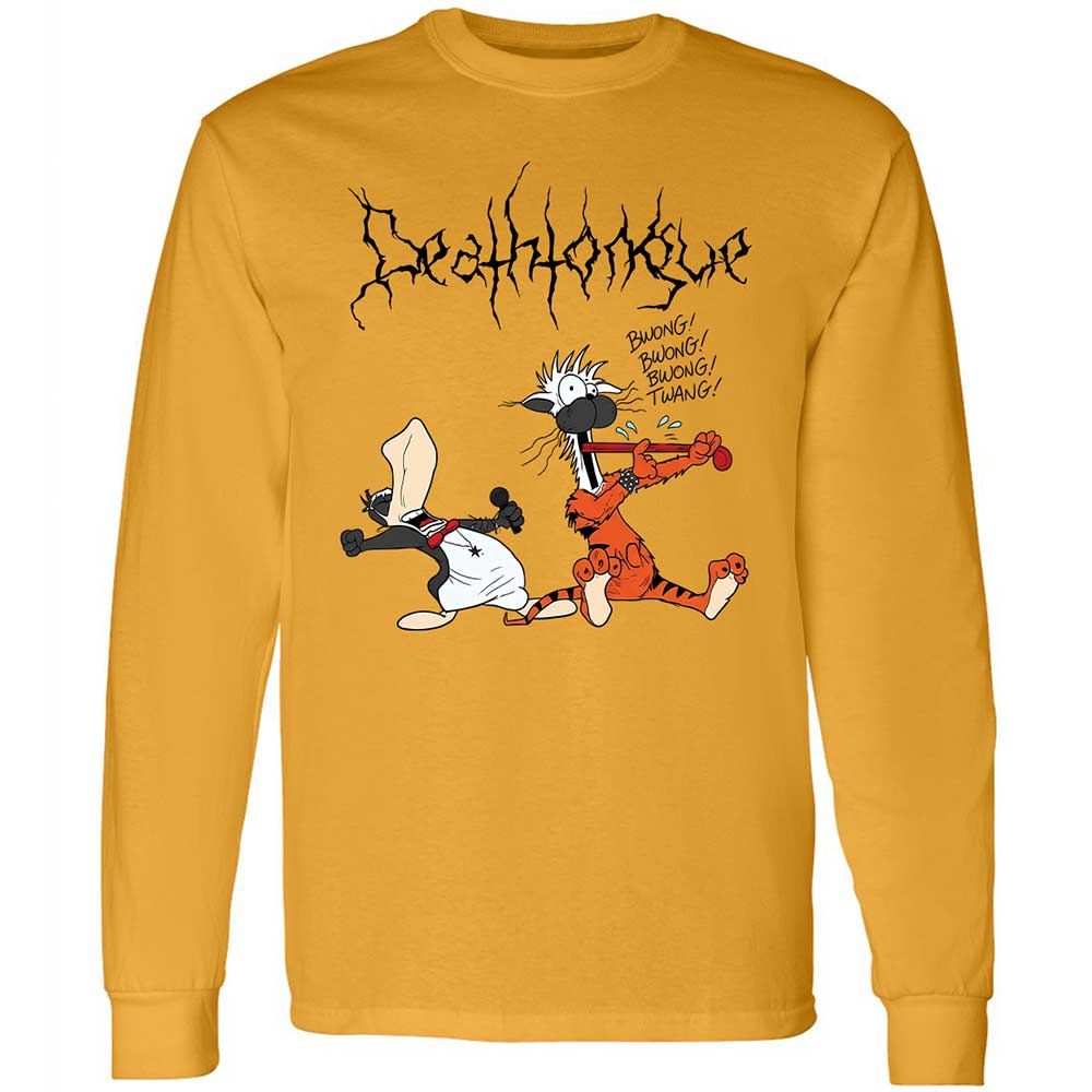Long Sleeve T-Shirt - T8KKJ5UF - Gold - 10