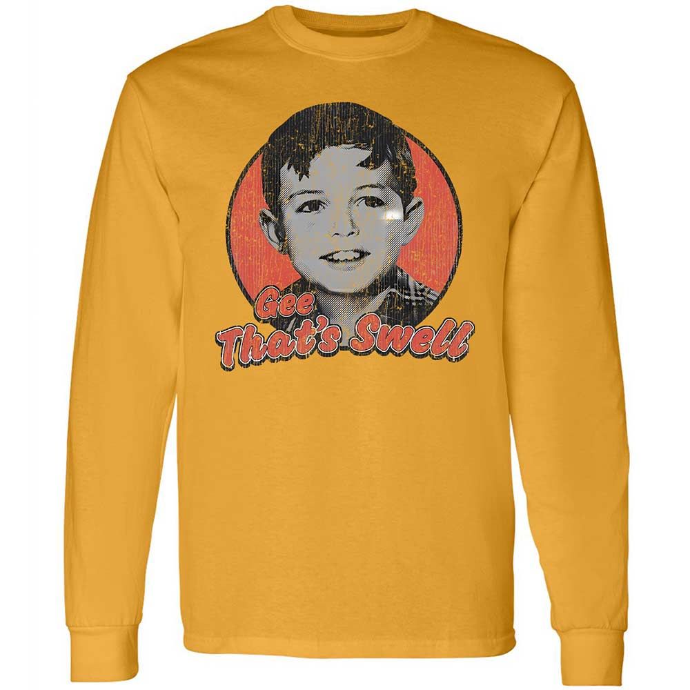 Long Sleeve T-Shirt - 5R5BAMBN - Gold - 10