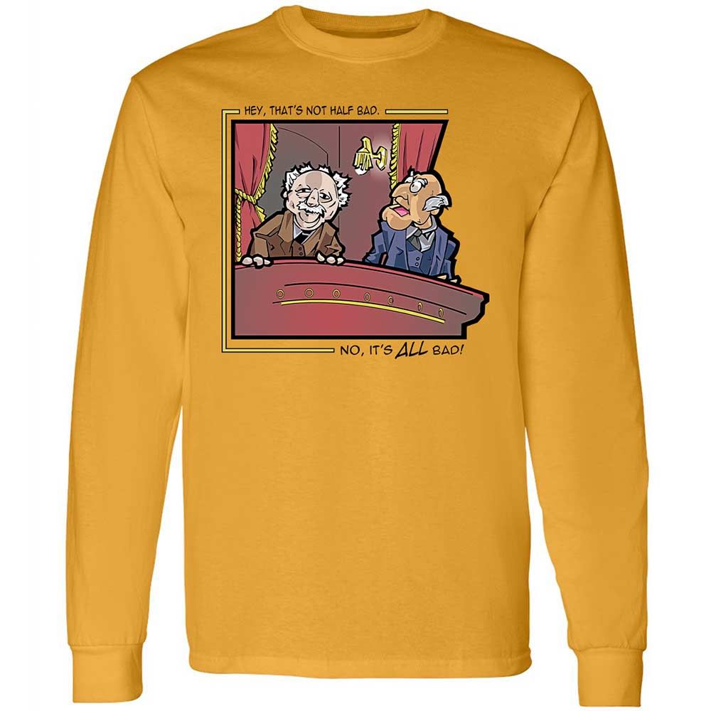 Long Sleeve T-Shirt - JZQKMMWV - Gold - 10