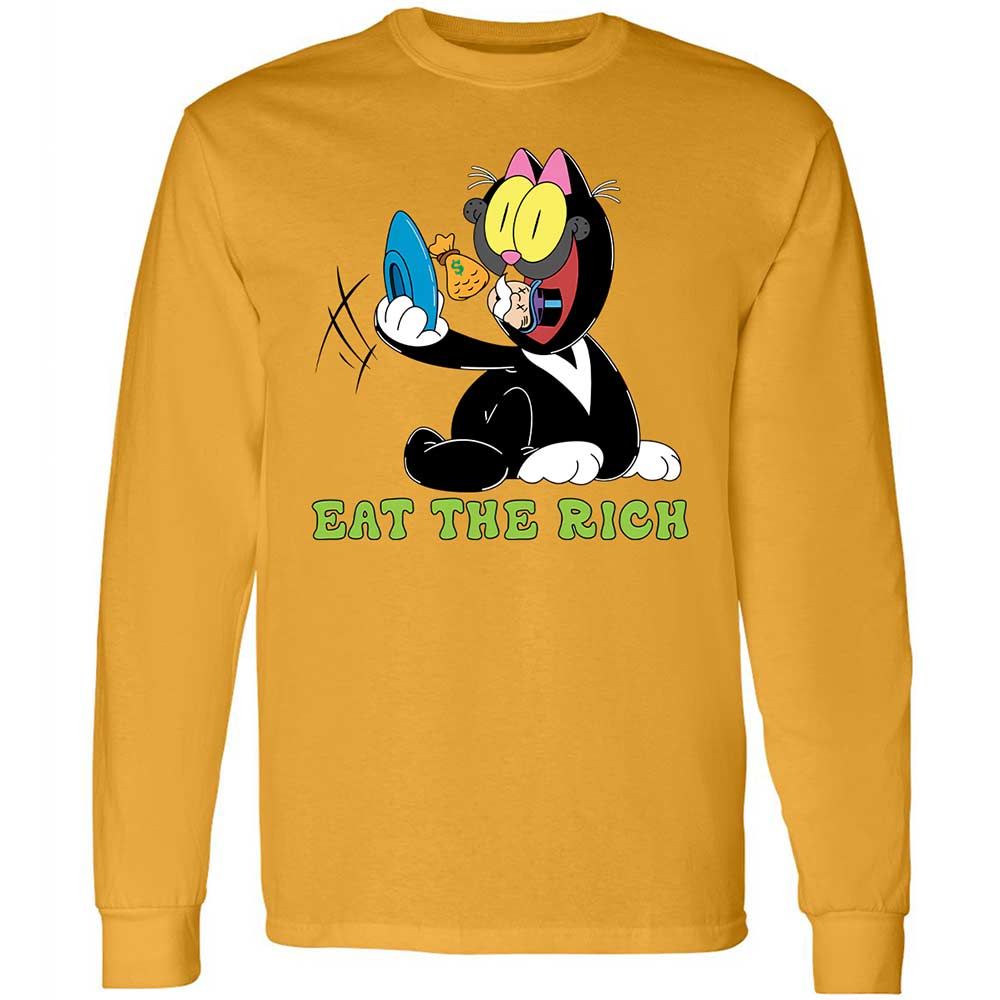 Long Sleeve T-Shirt - P8UPFLYQ - Gold - 10