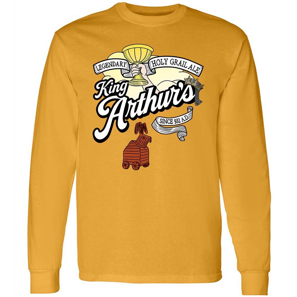 Long Sleeve T-Shirt - R8FGHLS4 - Gold - 10