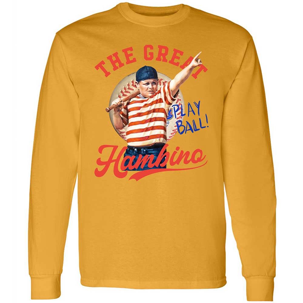 Long Sleeve T-Shirt - D3F4JRMQ - Gold - 10