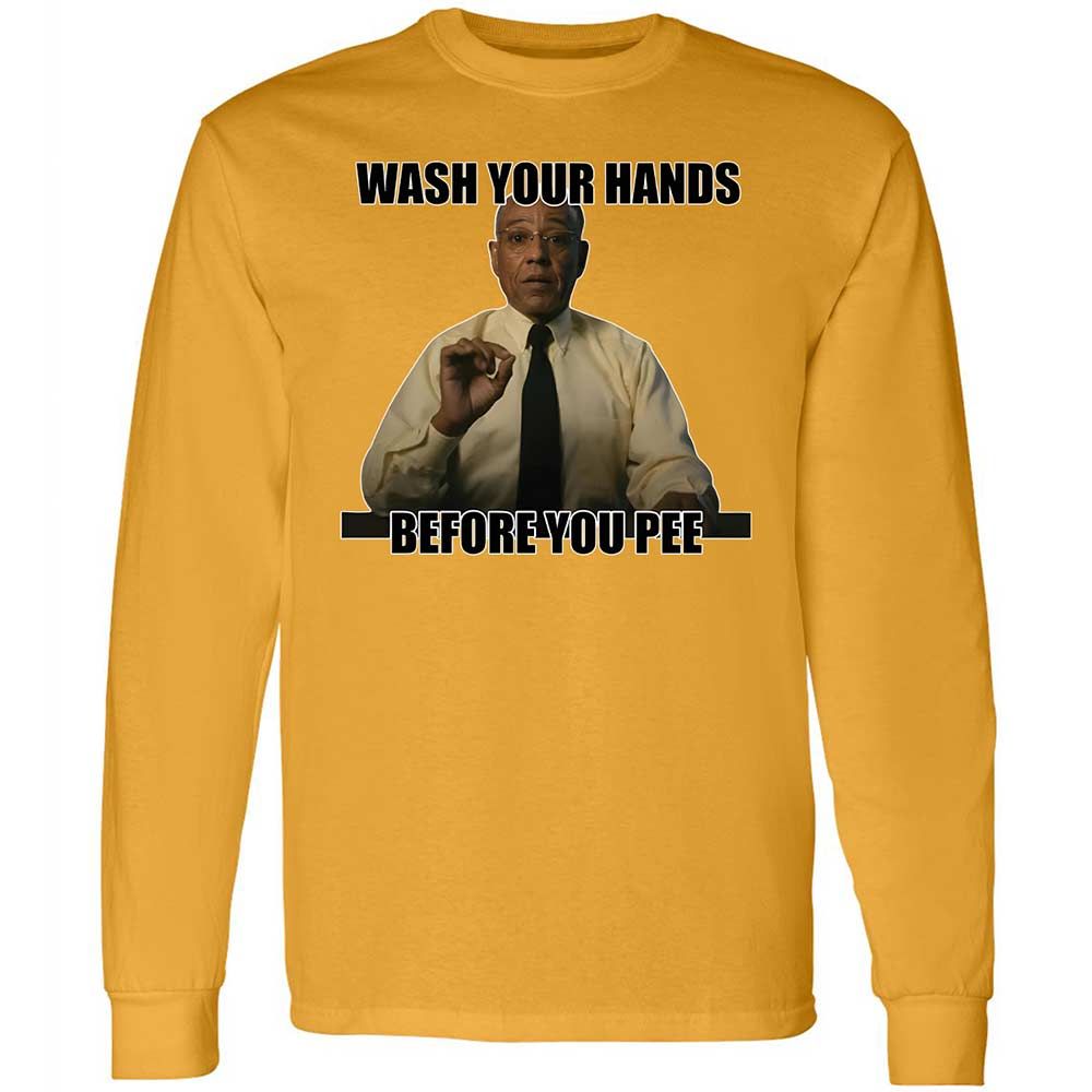 Long Sleeve T-Shirt - 1TYQW8LG - Gold - 10