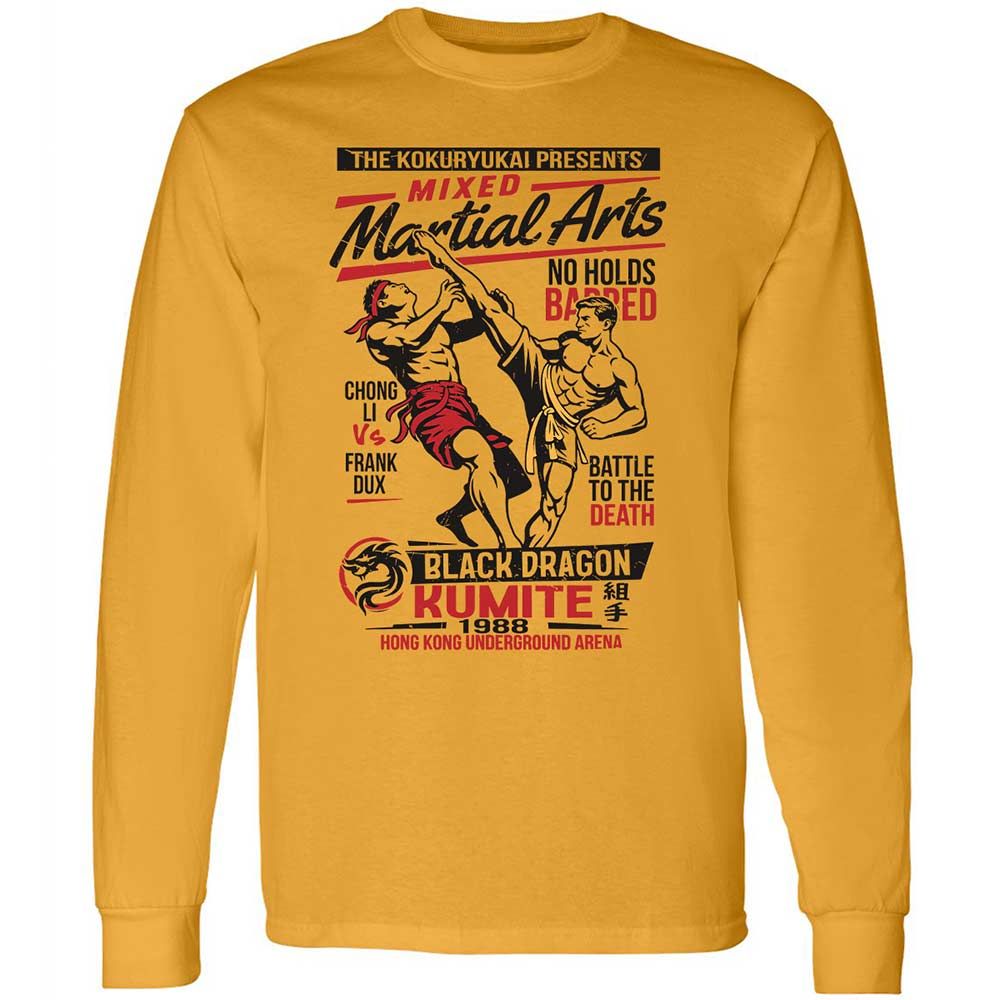 Long Sleeve T-Shirt - 8EVVDK17 - Gold - 10