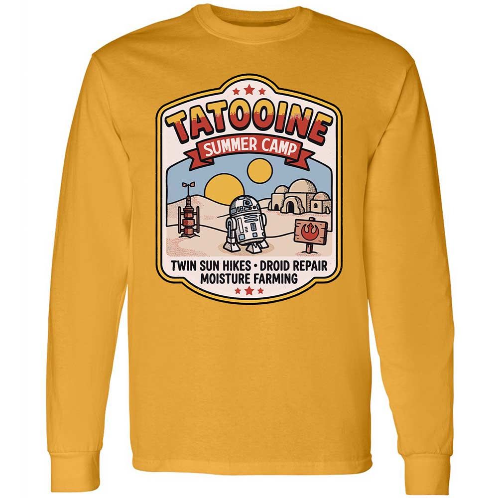 Long Sleeve T-Shirt - YHLRYSY7 - Gold - 10