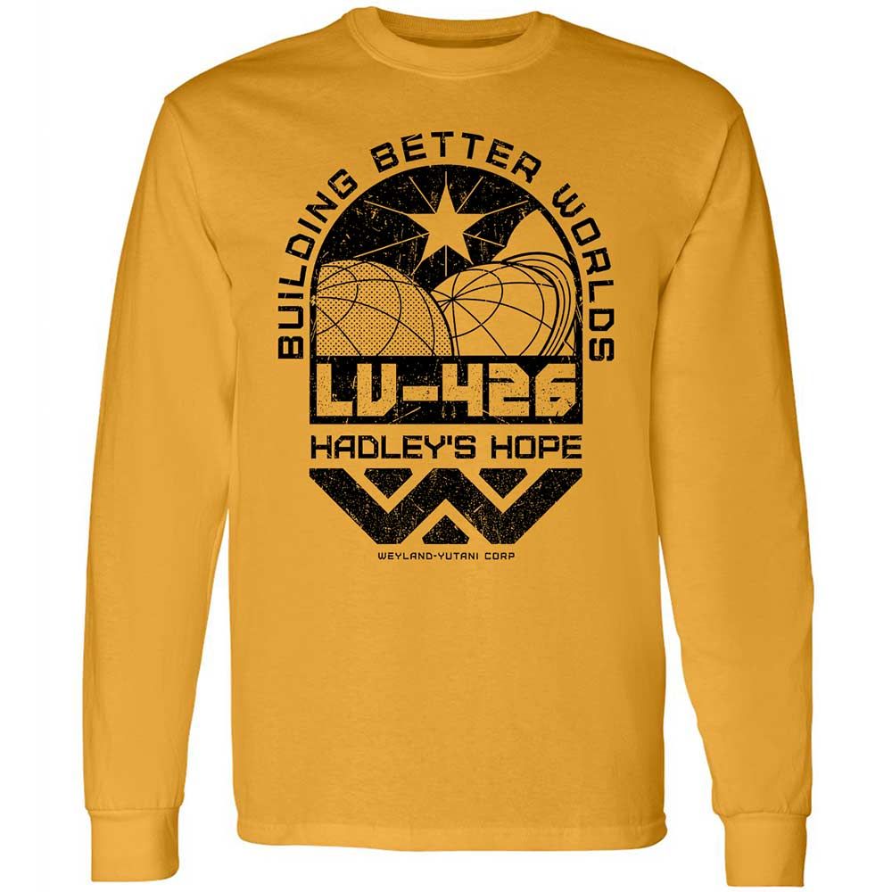 Long Sleeve T-Shirt - NHFJKE58 - Gold - 10