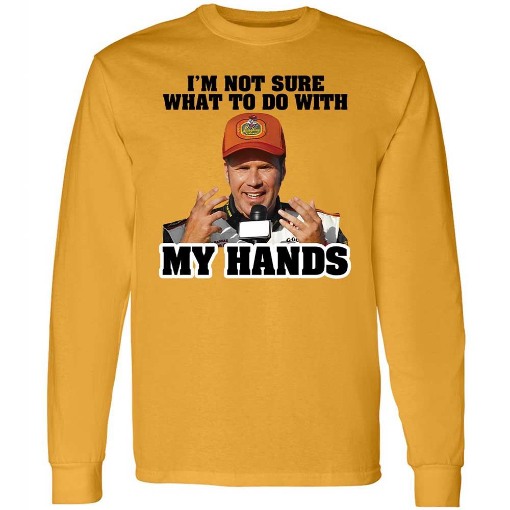 I'm Not Sure What To Do With My Hands - Gold - 10