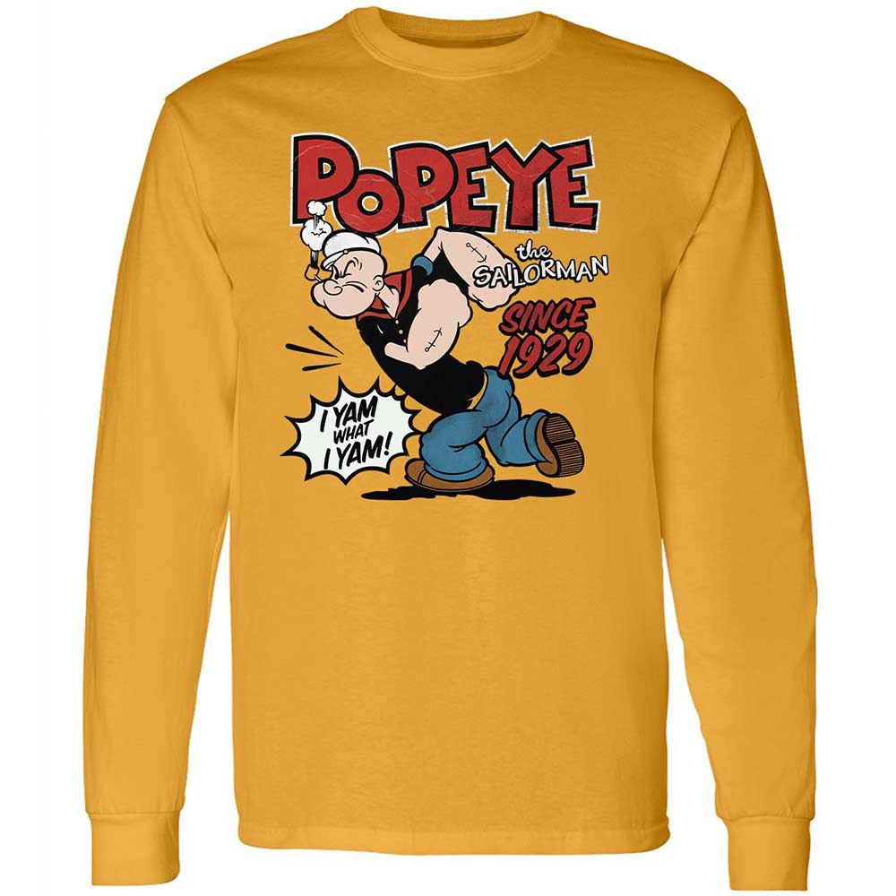 Long Sleeve T-Shirt - 99HBCY7C - Gold - 10