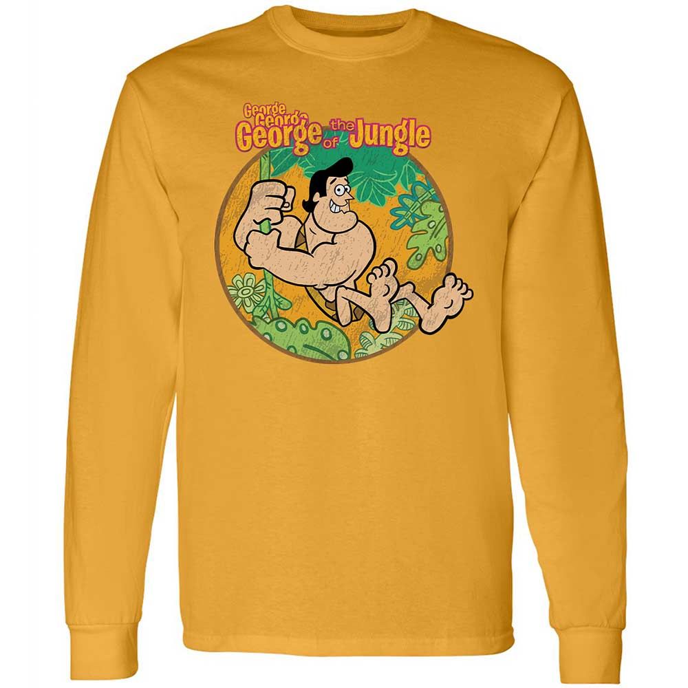 Long Sleeve T-Shirt - UQYC6GGG - Gold - 10