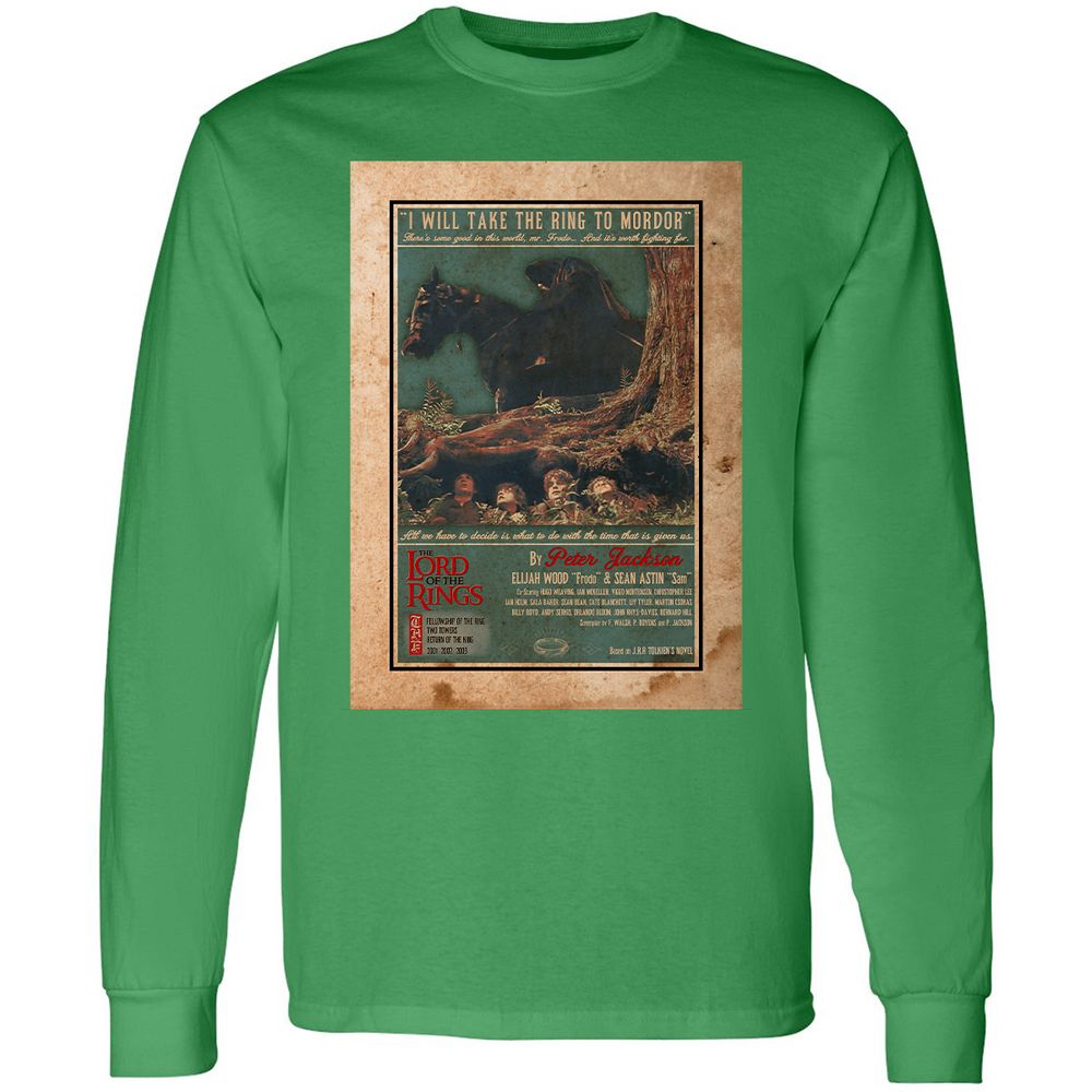 Long Sleeve T-Shirt - QXKLY3DP - Irish Green - 10