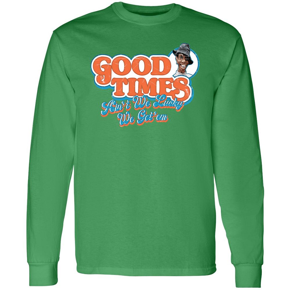 Long Sleeve T-Shirt - PVSWYZQU - Irish Green - 10