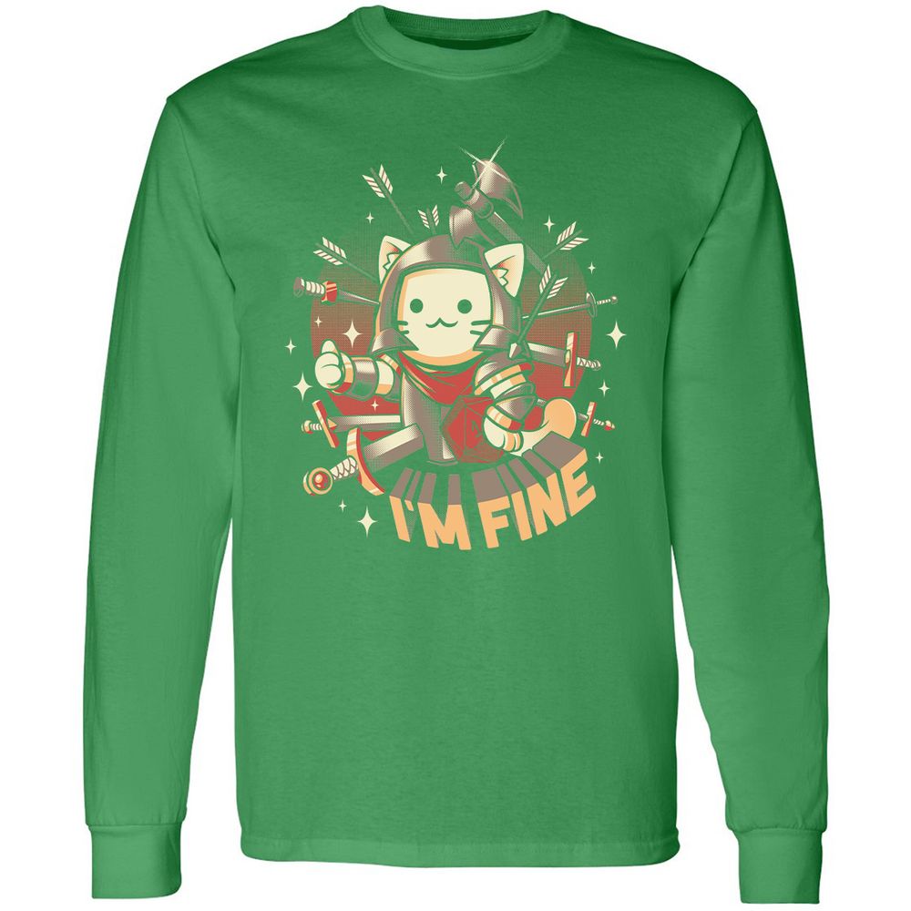 Long Sleeve T-Shirt - 9DHT8T47 - Irish Green - 10