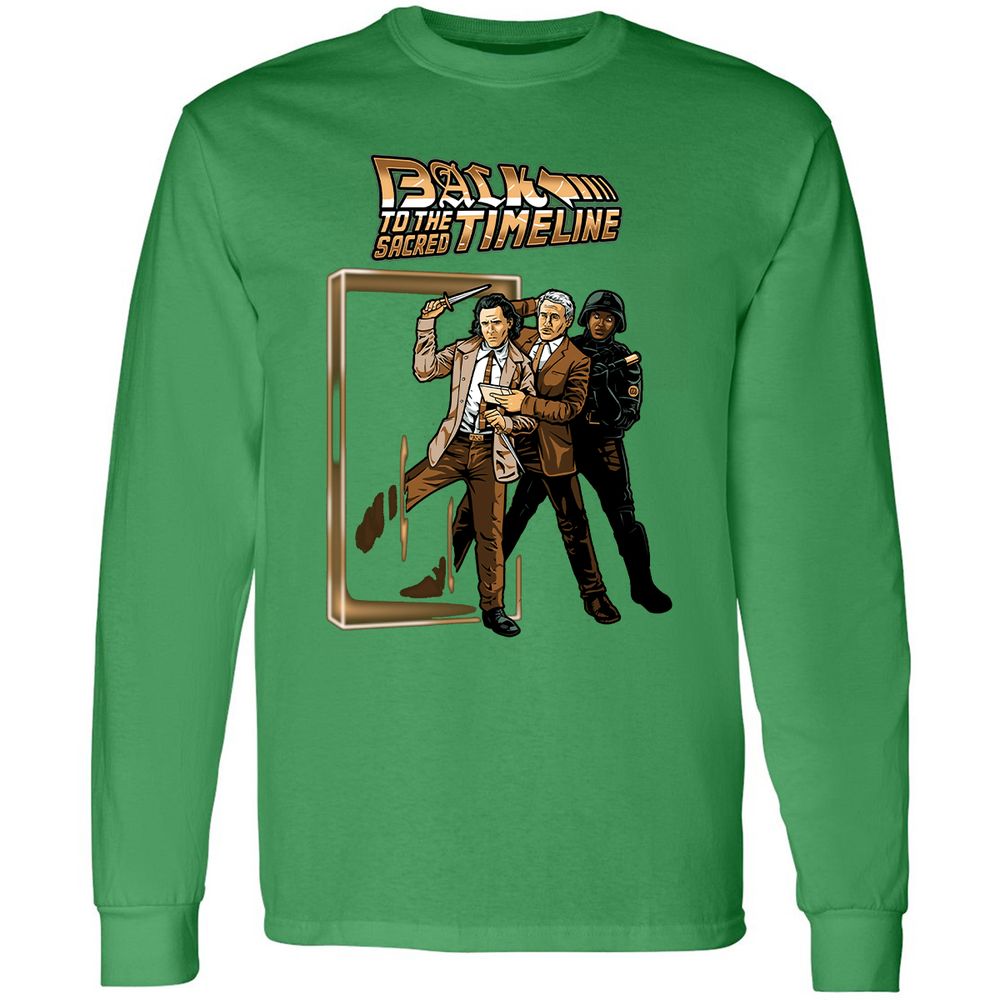 Long Sleeve T-Shirt - QYB63UNR - Irish Green - 10